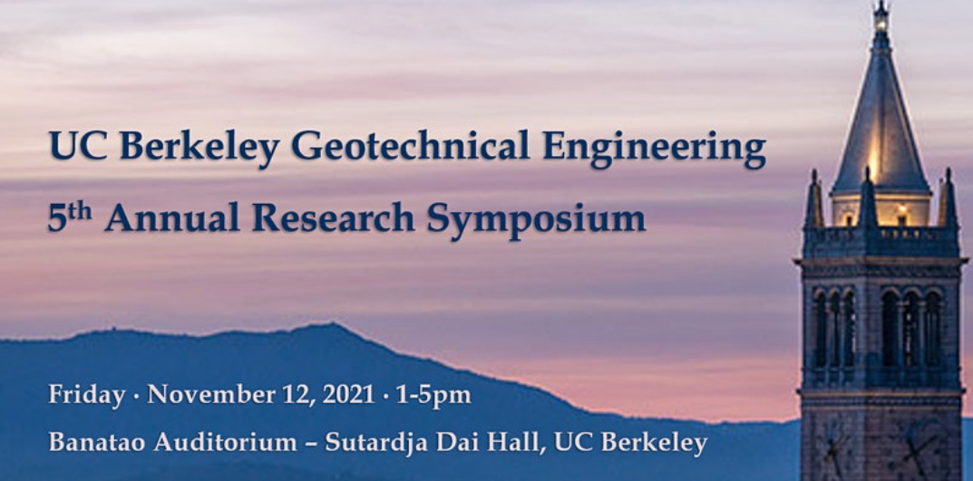 Register for the 5th Annual UC Berkeley Geotechnical Engineering Research Symposium