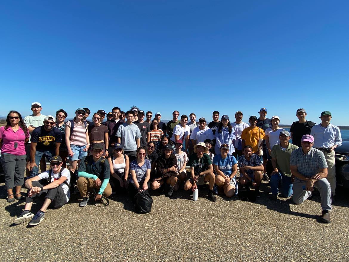 Master Students visit Pardee Dam and Camanche Dam hosted by EBMUD