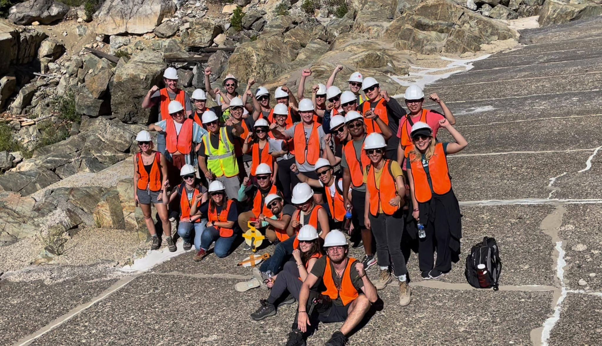 GeoSystems Master Students go on the Annual CE 281 Sierra Nevada Camping Trip