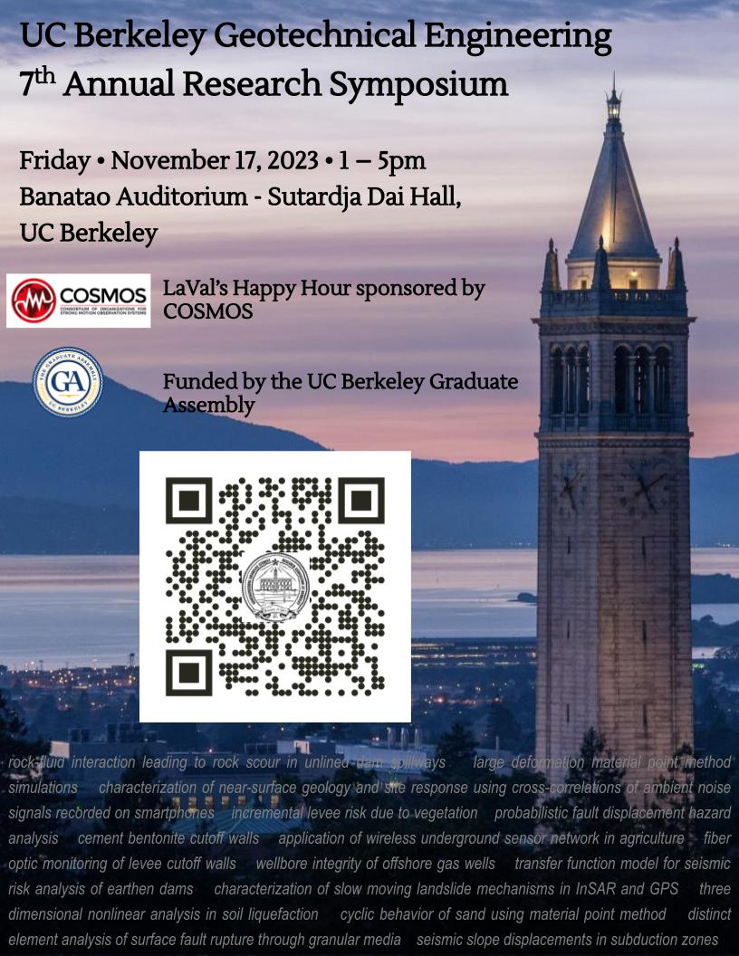 The 7th Annual UC Berkeley Geotechnical Engineering Research Symposium
