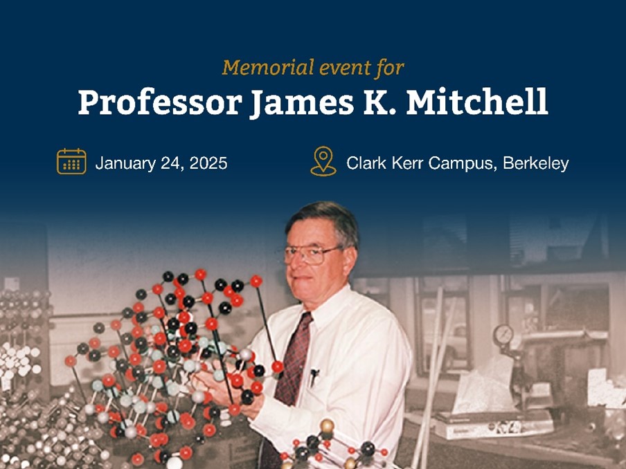 Don’t Miss Out: Register Now for the Professor James K. Mitchell Memorial Event