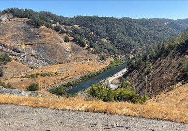 Landscape site of the originally envisioned Auburn Dam.